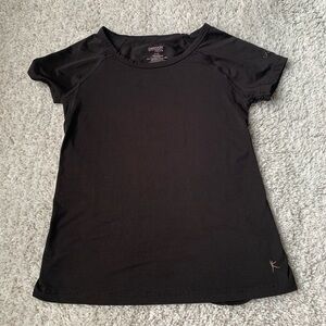 🎆🎇3for$9 Danskin Now short sleeve girls top- size M (7/8) black